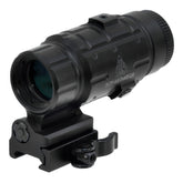 UTG 3X Magnifier with Flip-to-side W/E Adjustable QD Mount- SCP-MF3WEQS